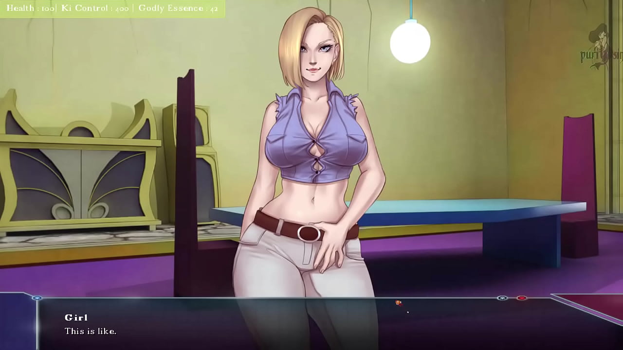 Android 18 naked