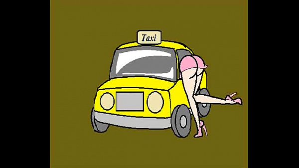 Desenho de taxi