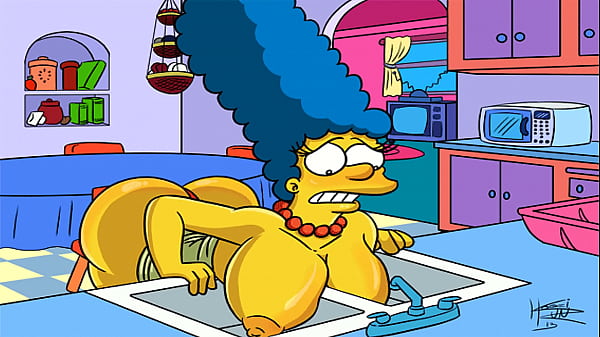 Los Simpson Marge y Bart