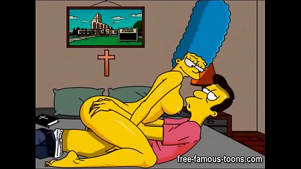 Marge simpson transando flanders