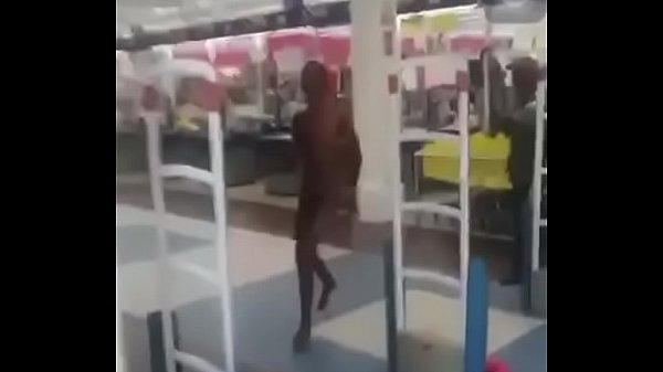 Naked man in public