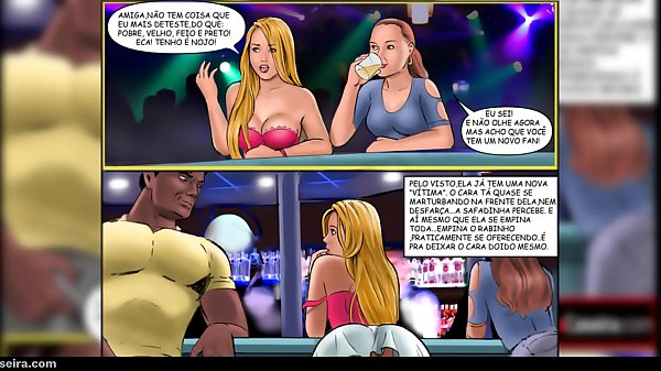 Quadrinhos interracial porno