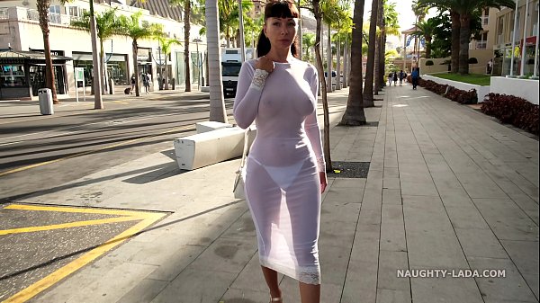 See through pants in public