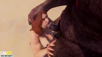 3D monster sex anal