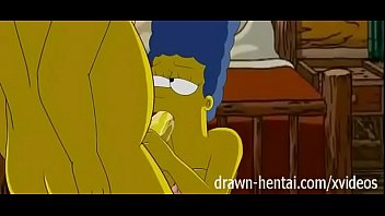 Marge Simpson fasendo sexo com seu filho