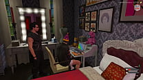 Neta entra no quarto do vô e se masturba