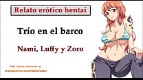Luffy x zoro x sanji