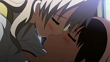Kiss lesbian anime
