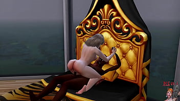Sogra metendo ao lado da filha enquanto dorme no sofá