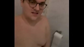 College nerd gay sex video in toilet