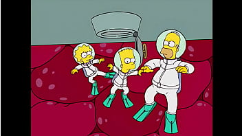 Simpson homer transando com lisa tufos filminho