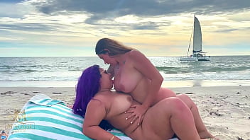 Beach lesbian