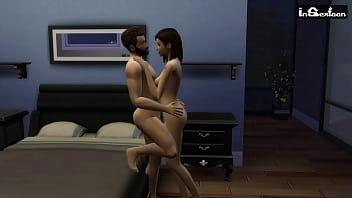 Filha realiza fetiche do pai assistindo filme de sexo com o namorado ao lado do pai